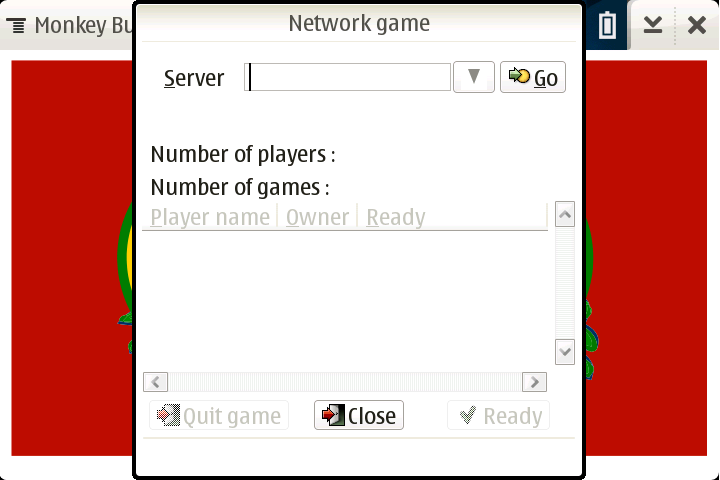 Hildonized network game dialog