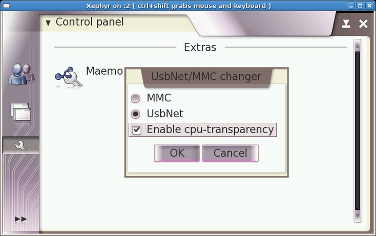 maemo-usbnet-dialog